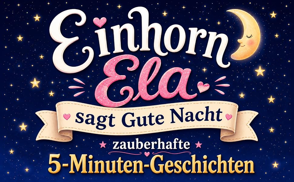 Einhorn Ela sagt Gute Nacht – zauberhafte 5-Minuten-Geschichten